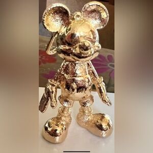 Disney Baublebar Mickey Mouse Gold Bag Charm Key Chain~New in box